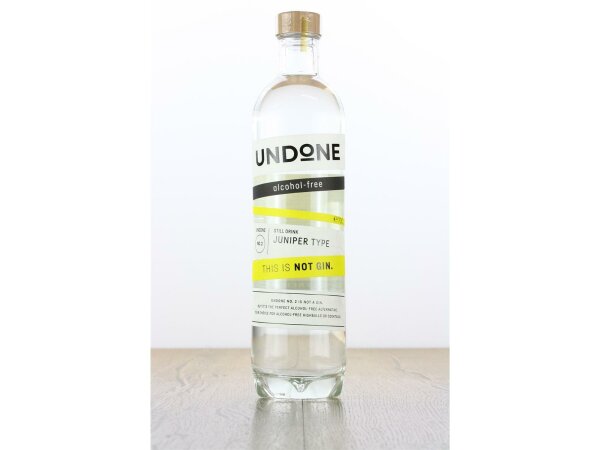 Undone No.2 Not Gin Juniper Type 0,7l