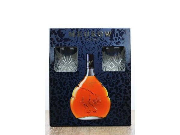 Meukow Cognac +2 Gläser