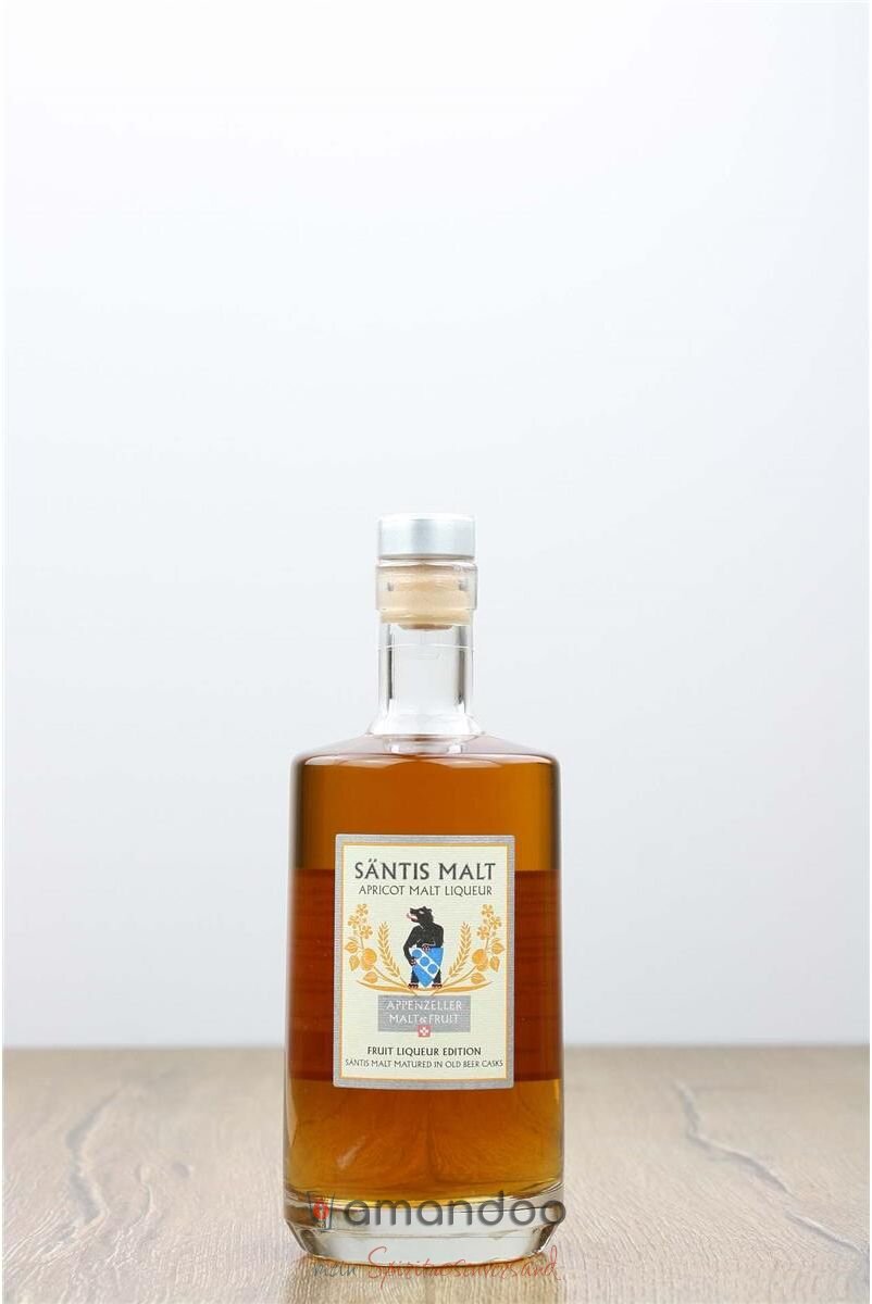 Säntis Apricot Malt Liqueur WhiskyAprikosenLikör 0,5l