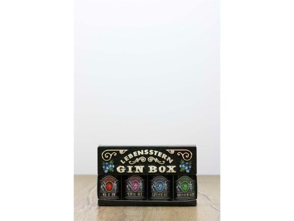 Lebensstern Gin Box Miniatures 4x0,05l