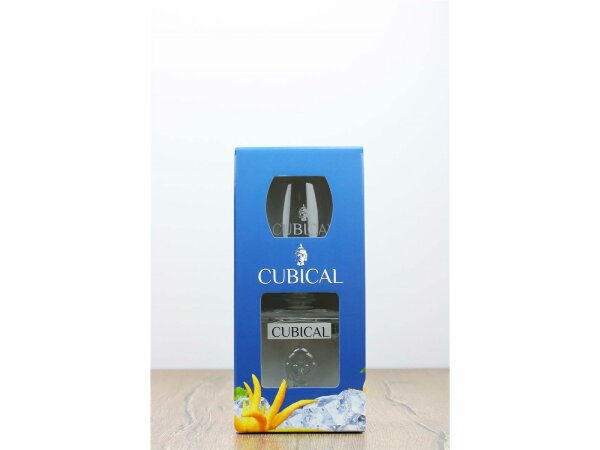 Cubical Premium London Dry Gin 0,7l + Glas +GB